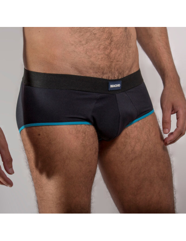 MACHO - MS24B CALZONCILLO BRIEF DARK AZUL S