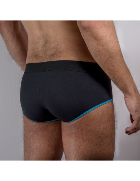 MACHO - MS24B CALZONCILLO BRIEF DARK AZUL S