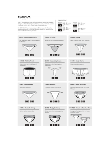 CUT4MEN - CALZONCILLO CORTE BAJO AZTEC L