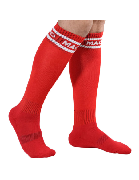 MACHO - CALCETINES LARGOS TALLA ÚNICA ROJO