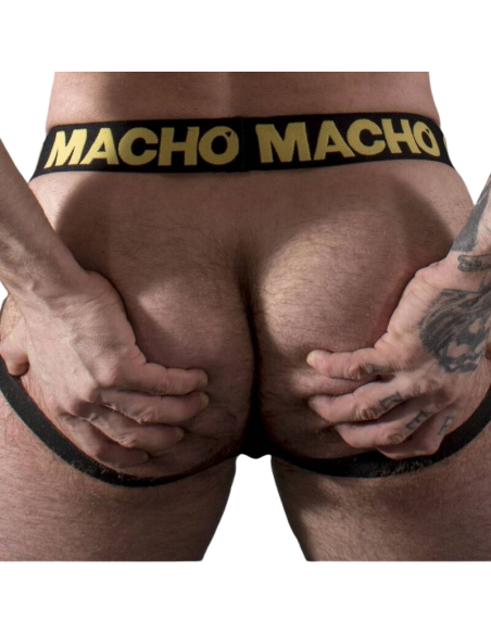 MACHO - MX25AC JOCK CUERO AMARILLO S