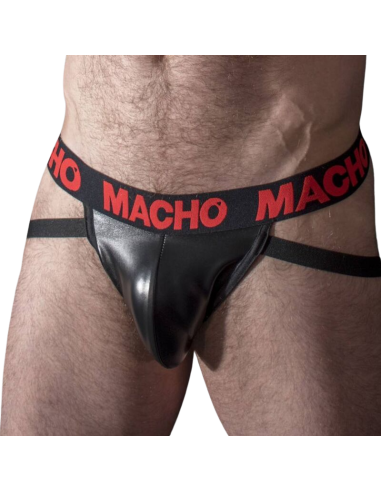 MACHO - MX25RC JOCK CUERO ROJO S