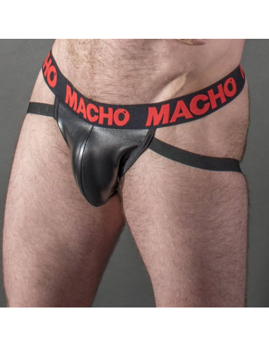 MACHO - MX25RC JOCK CUERO ROJO S