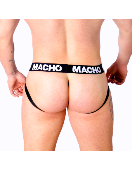 MACHO - MX27GR JOCK CUERO GRIS BEIGE S