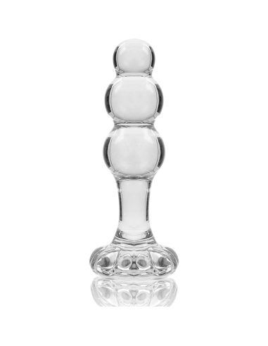 NEBULA SERIES BY IBIZA - MODELO 1 PLUG CRISTAL TRANSPARENTE 10.5 CM -O- 3 CM