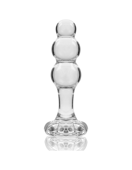 NEBULA SERIES BY IBIZA - MODELO 1 PLUG CRISTAL TRANSPARENTE 10.5 CM -O- 3 CM