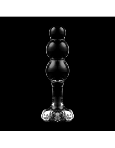 NEBULA SERIES BY IBIZA - MODELO 1 PLUG CRISTAL TRANSPARENTE 10.5 CM -O- 3 CM