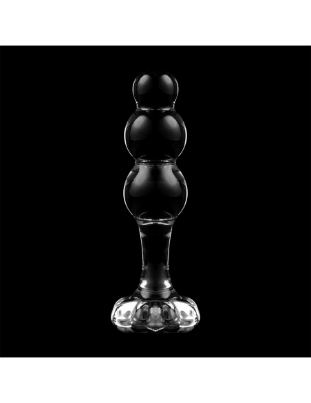 NEBULA SERIES BY IBIZA - MODELO 1 PLUG CRISTAL TRANSPARENTE 10.5 CM -O- 3 CM