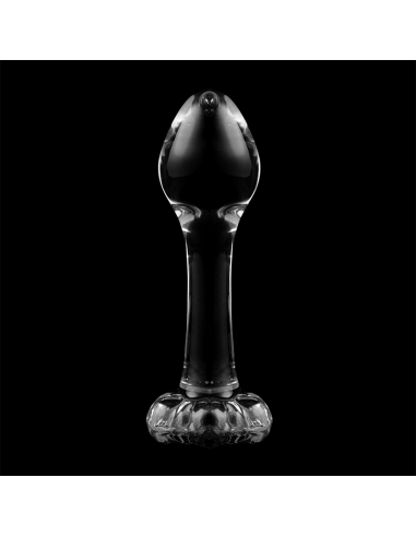 NEBULA SERIES BY IBIZA - MODELO 2 PLUG CRISTAL TRANSPARENTE 11 CM -O- 3.5 CM