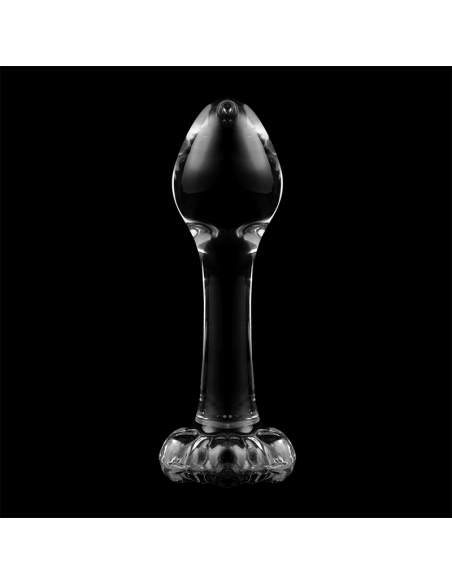 NEBULA SERIES BY IBIZA - MODELO 2 PLUG CRISTAL TRANSPARENTE 11 CM -O- 3.5 CM