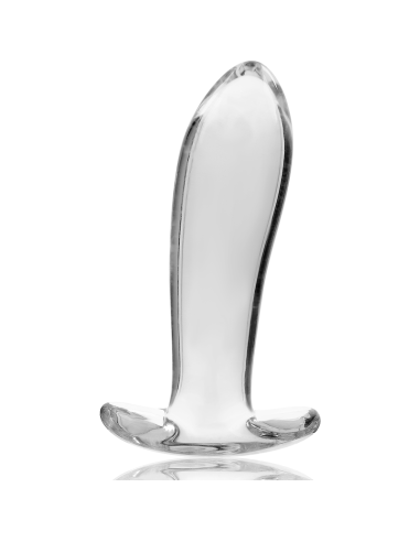 NEBULA SERIES BY IBIZA - MODELO 5 PLUG CRISTAL TRANSPARENTE 12.5 CM -O- 3.5 CM
