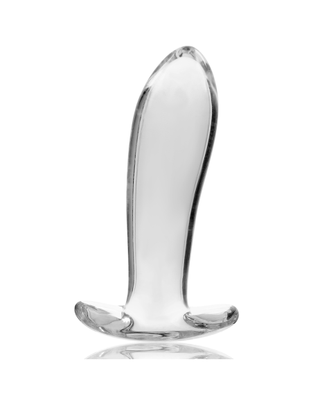 NEBULA SERIES BY IBIZA - MODELO 5 PLUG CRISTAL TRANSPARENTE 12.5 CM -O- 3.5 CM