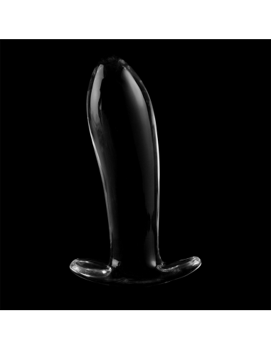 NEBULA SERIES BY IBIZA - MODELO 5 PLUG CRISTAL TRANSPARENTE 12.5 CM -O- 3.5 CM