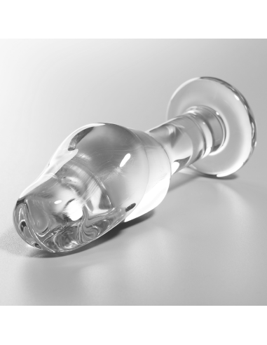 NEBULA SERIES BY IBIZA - MODELO 6 PLUG CRISTAL TRANSPARENTE 12.5 CM -O- 4 CM