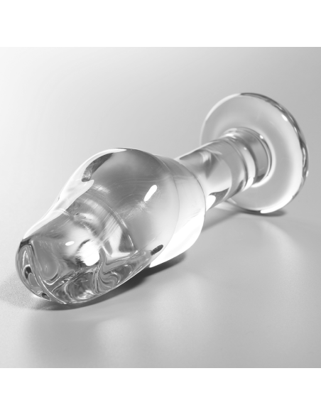 NEBULA SERIES BY IBIZA - MODELO 6 PLUG CRISTAL TRANSPARENTE 12.5 CM -O- 4 CM