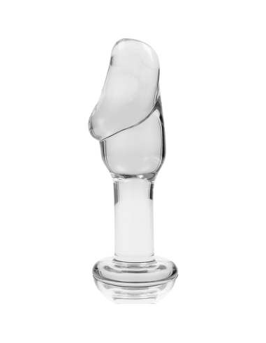 NEBULA SERIES BY IBIZA - MODELO 6 PLUG CRISTAL TRANSPARENTE 12.5 CM -O- 4 CM