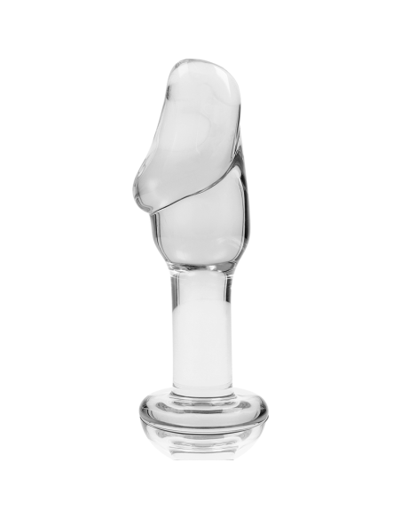 NEBULA SERIES BY IBIZA - MODELO 6 PLUG CRISTAL TRANSPARENTE 12.5 CM -O- 4 CM