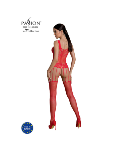 PASSION - ECO COLLECTION BODYSTOCKING ECO BS001 ROJO