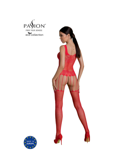 PASSION - ECO COLLECTION BODYSTOCKING ECO BS001 ROJO