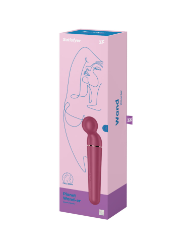 SATISFYER - PLANET WAND-ER MASAJEADOR VIBRADOR BERRY
