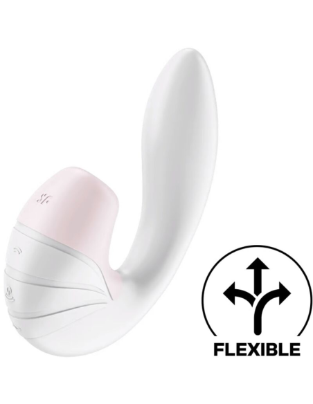 SATISFYER - SUPERNOVA ESTIMULADOR Y VIBRADOR BLANCO