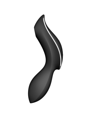 SATISFYER - CURVY TRINITY 2 ESTIMULADOR Y VIBRADOR NEGRO