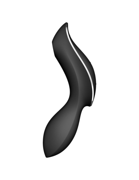 SATISFYER - CURVY TRINITY 2 ESTIMULADOR Y VIBRADOR NEGRO
