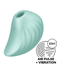 SATISFYER - PEARL DIVER ESTIMULADOR Y VIBRADOR VERDE