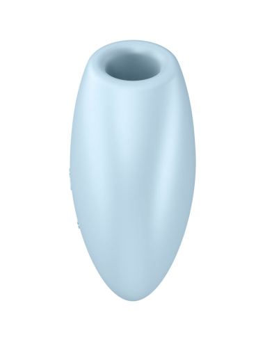 SATISFYER - CUTIE HEART ESTIMULADOR Y VIBRADOR AZUL