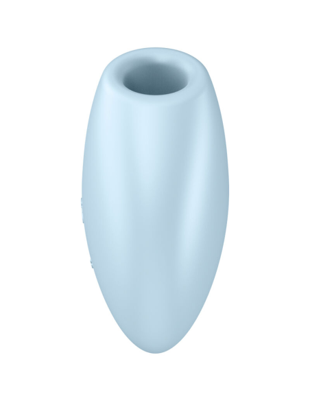 SATISFYER - CUTIE HEART ESTIMULADOR Y VIBRADOR AZUL