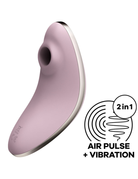 SATISFYER - VULVA LOVER 1 ESTIMULADOR Y VIBRADOR VIOLETA