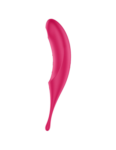 SATISFYER - TWIRLING PRO ESTIMULADOR Y VIBRADOR ROJO