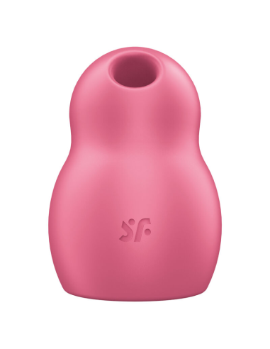 SATISFYER - PRO TO GO 1 ESTIMULADOR Y VIBRADOR DOBLE ROJO