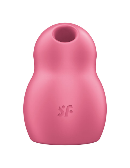 SATISFYER - PRO TO GO 1 ESTIMULADOR Y VIBRADOR DOBLE ROJO