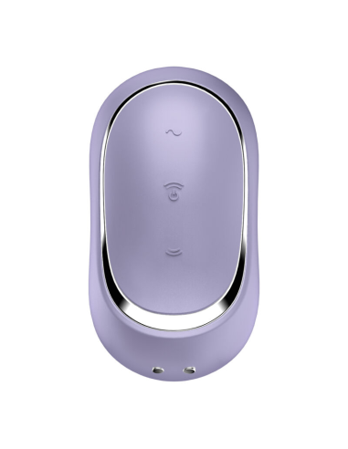 SATISFYER - PRO TO GO 2 ESTIMULADOR Y VIBRADOR DOBLE VIOLETA