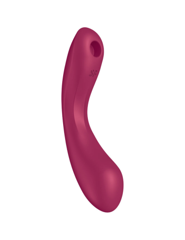 SATISFYER - CURVE TRINITY 1 AIR PULSE VIBRATION ROJO