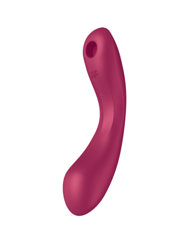 SATISFYER - CURVE TRINITY 1 AIR PULSE VIBRATION ROJO
