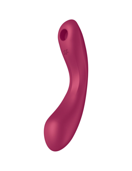 SATISFYER - CURVE TRINITY 1 AIR PULSE VIBRATION ROJO