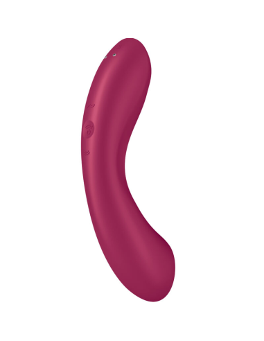 SATISFYER - CURVE TRINITY 1 AIR PULSE VIBRATION ROJO