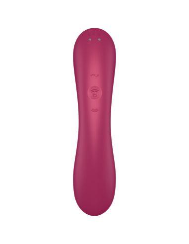 SATISFYER - CURVE TRINITY 1 AIR PULSE VIBRATION ROJO