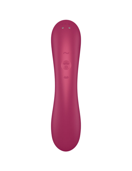 SATISFYER - CURVE TRINITY 1 AIR PULSE VIBRATION ROJO