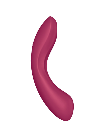 SATISFYER - CURVE TRINITY 1 AIR PULSE VIBRATION ROJO