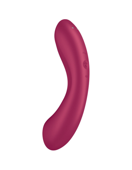 SATISFYER - CURVE TRINITY 1 AIR PULSE VIBRATION ROJO