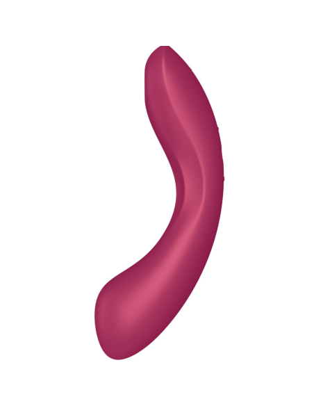 SATISFYER - CURVE TRINITY 1 AIR PULSE VIBRATION ROJO