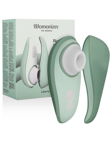 WOMANIZER - LIBERTY 2 ESTIMULADOR and SUCCIONADOR CLÍTORIS VERDE CLARO
