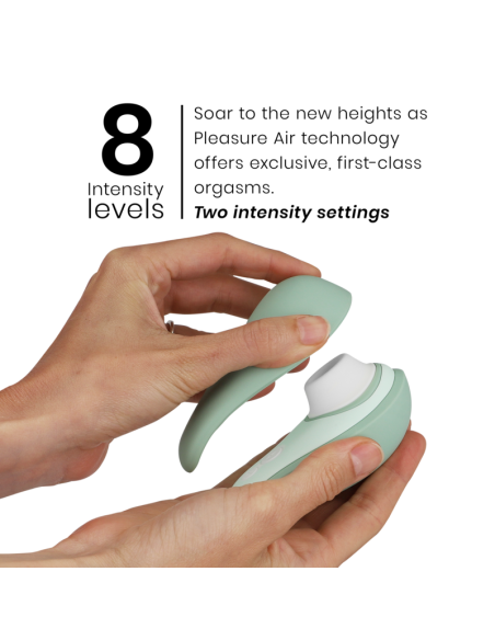 WOMANIZER - LIBERTY 2 ESTIMULADOR and SUCCIONADOR CLÍTORIS VERDE CLARO