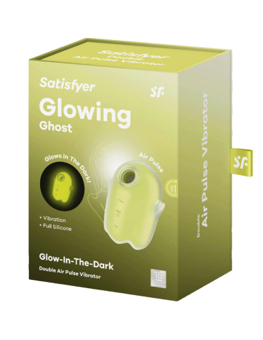 SATISFYER - GLOWING GHOST AIR PULSE and VIBRADOR AMARILLO