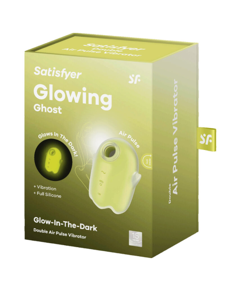 SATISFYER - GLOWING GHOST AIR PULSE and VIBRADOR AMARILLO