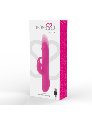 MORESSA - MOLLY: Impulsor Up&Down con Vibración Premium en Silicona Recargable para el Placer Máximo