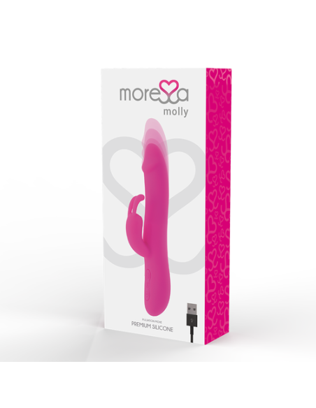 MORESSA - MOLLY: Impulsor Up&Down con Vibración Premium en Silicona Recargable para el Placer Máximo